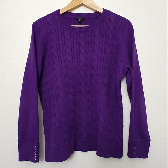 EUC Talbots Purple Knit Top-Women's XLP - Picture 1 of 3